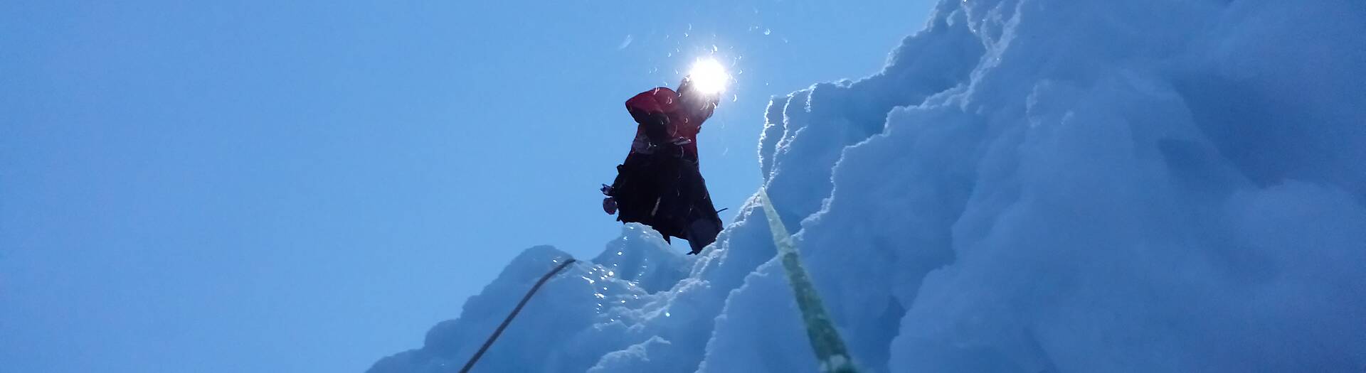 Eisklettern in Großkirchheim in der Nationalpark-Region Hohe Tauern