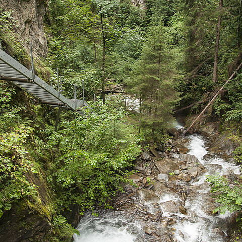 Mühldorf mit der Barbarossaschlucht in der Nationalpark-Region Hohe Tauern