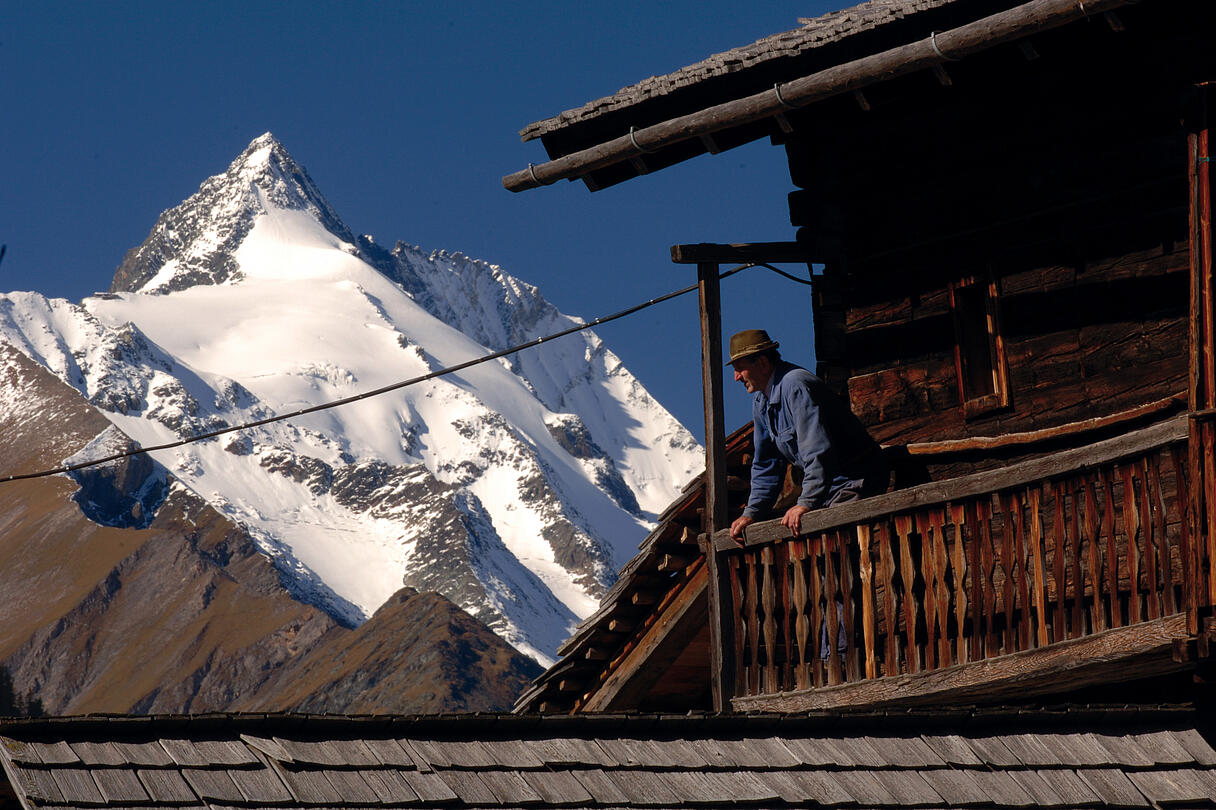 Heiligenblut mit Blick auf den Grossglockner Heiligenblut mit Blick auf den Grossglockner