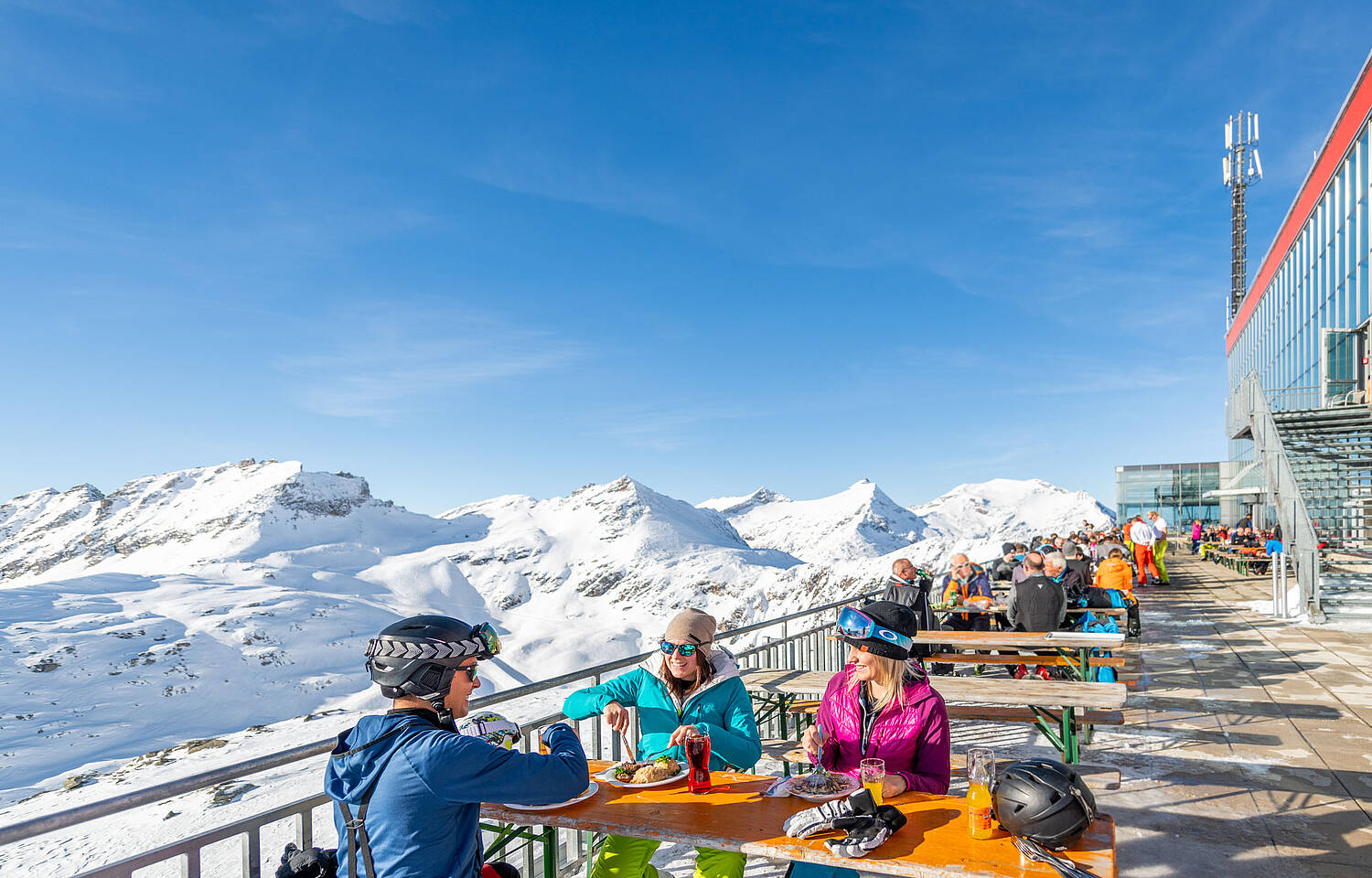 Kulinarik am Moelltaler Gletscher 