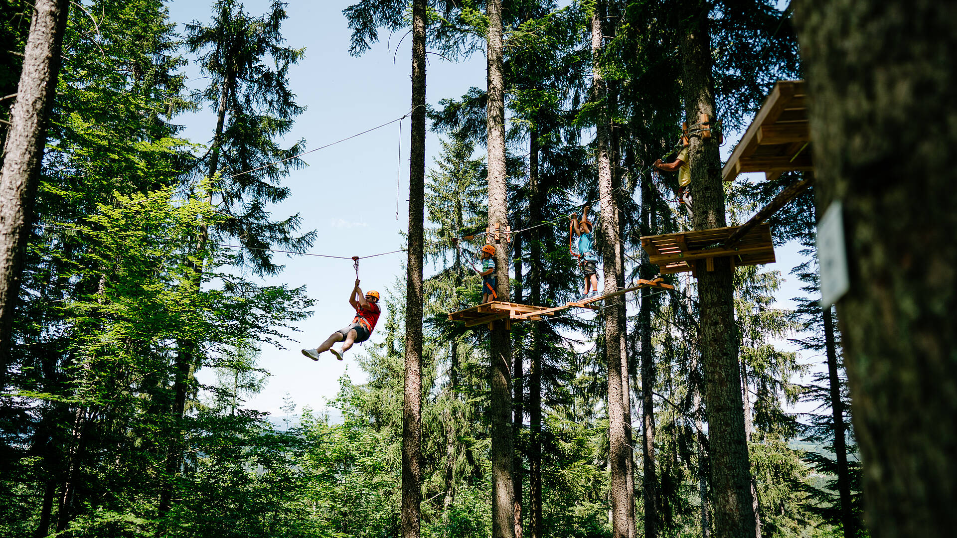 Klopeiner See Flying Fox Park Wildensteiner Wasserfall