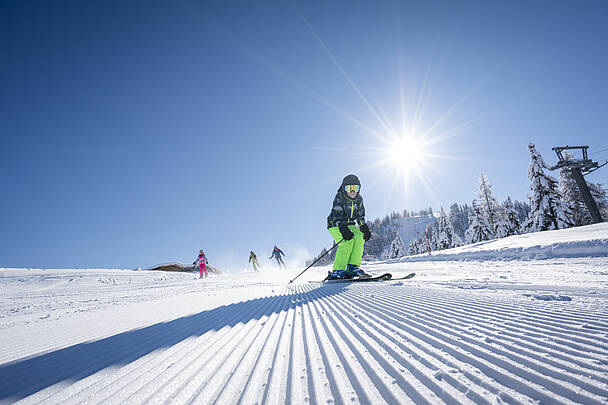 Skifahren am Sportberg Goldeck